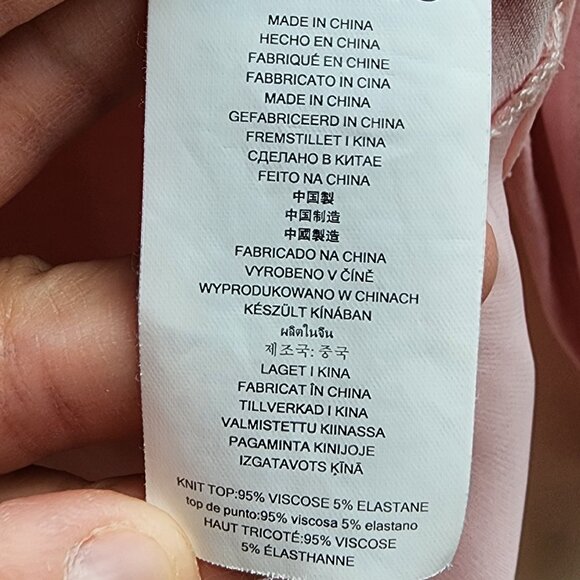 MICHAEL Michael Kors Pink Layered Scoop Neck Blouse Size Small - Picture 12 of 16